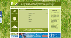 Desktop Screenshot of freerice.com
